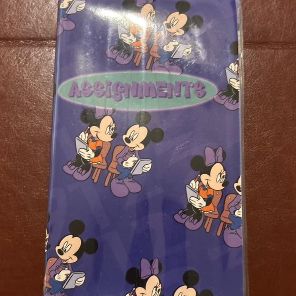 Mickey Mouse Assignments booklet